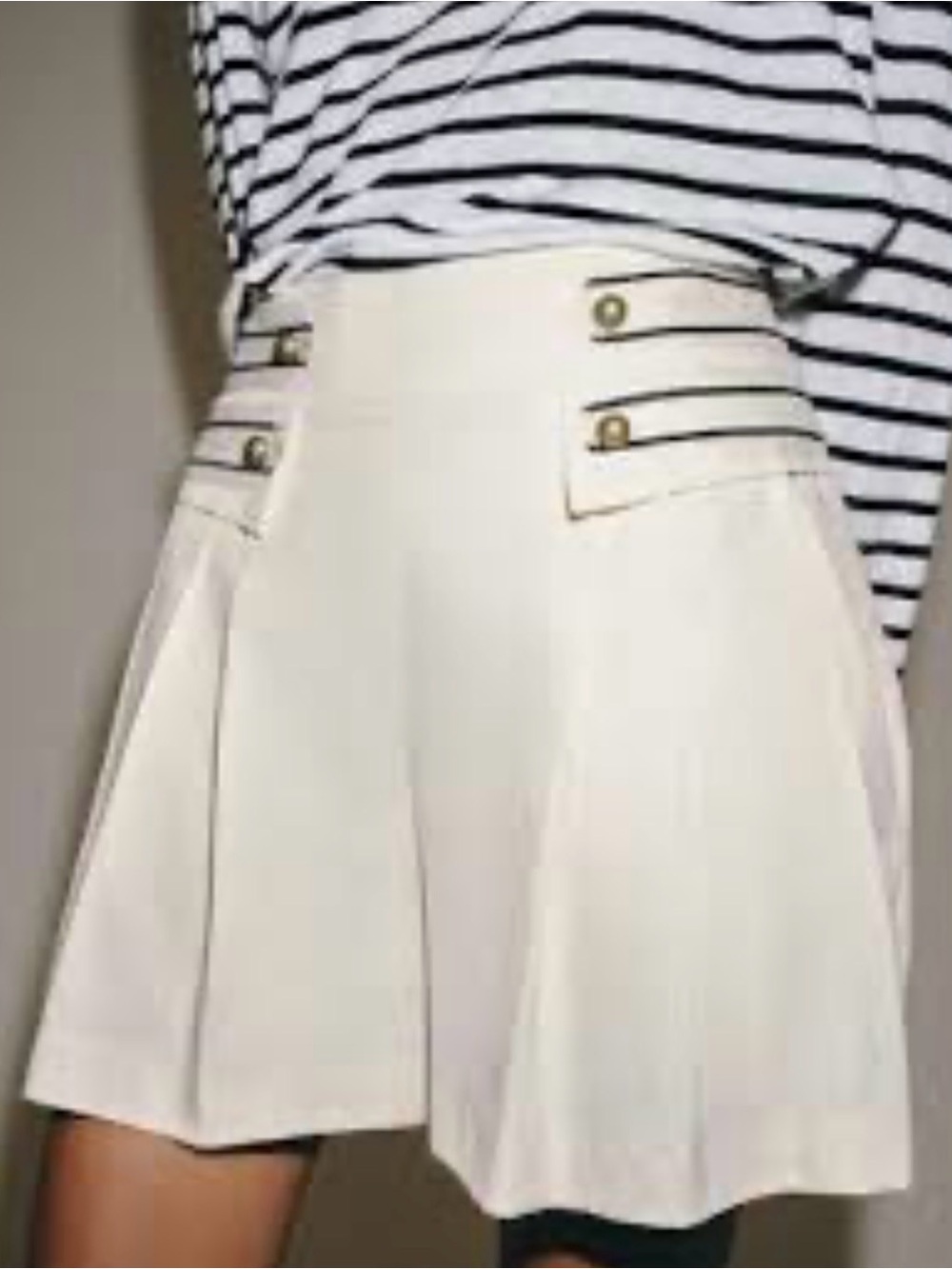 Zara women denim Bermuda shorts